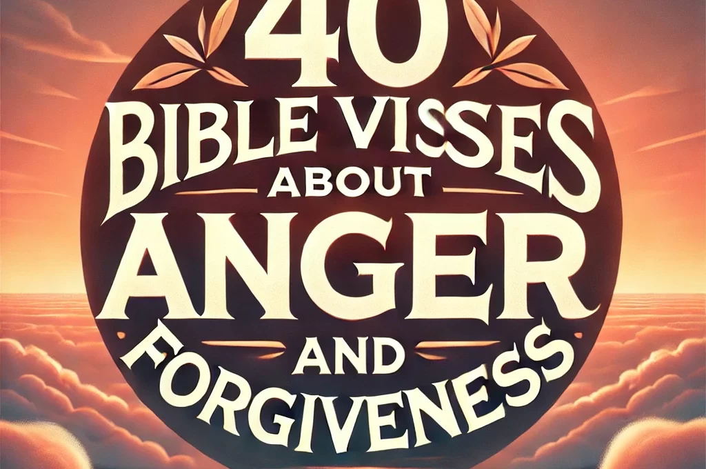 40 Amazing Bible Verses About Anger And Forgiveness 2026