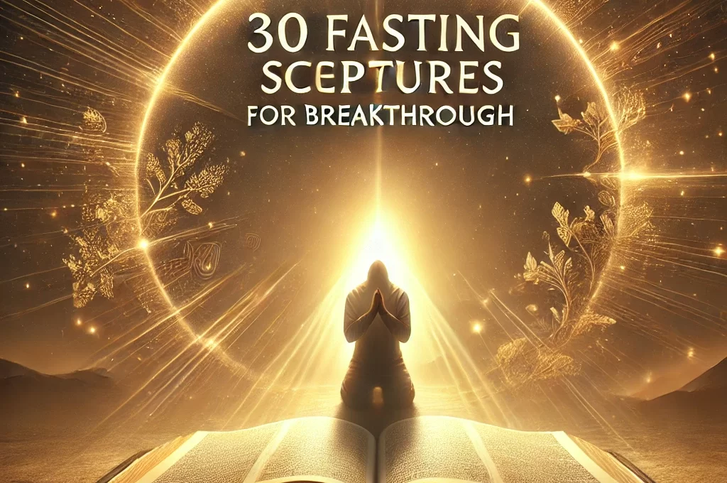 30 Powerful Fasting Scriptures for Breakthrough 2026