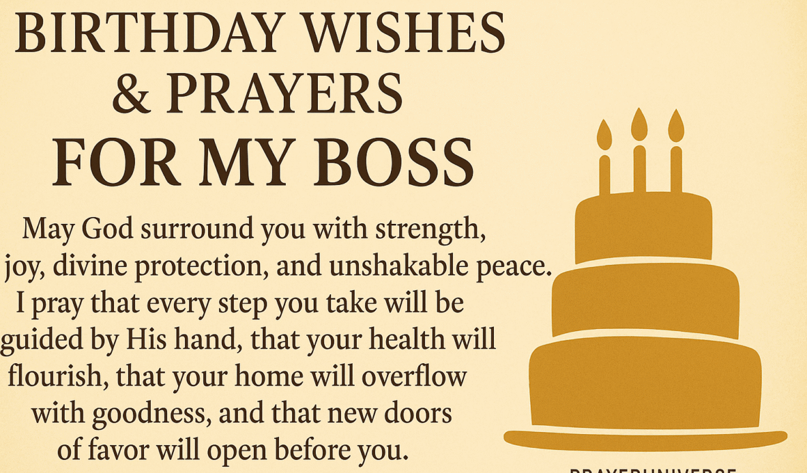 20+ Amazing Birthday Wishes and Prayers for My Boss 2026
