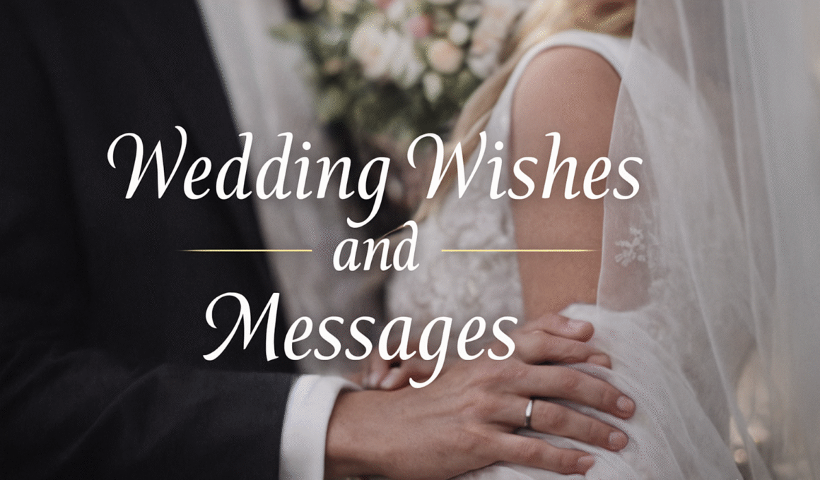 20+ Amazing Wedding Wishes and Messages 2026