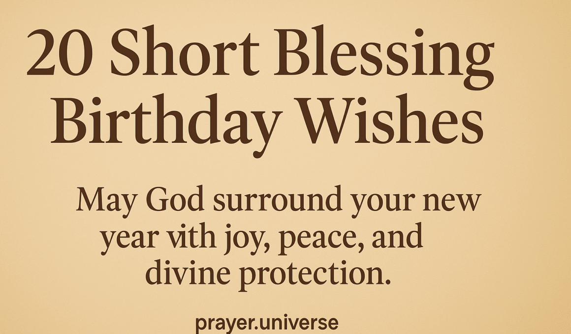 20+ Amazing Short blessing birthday wishes with Prayers 2026