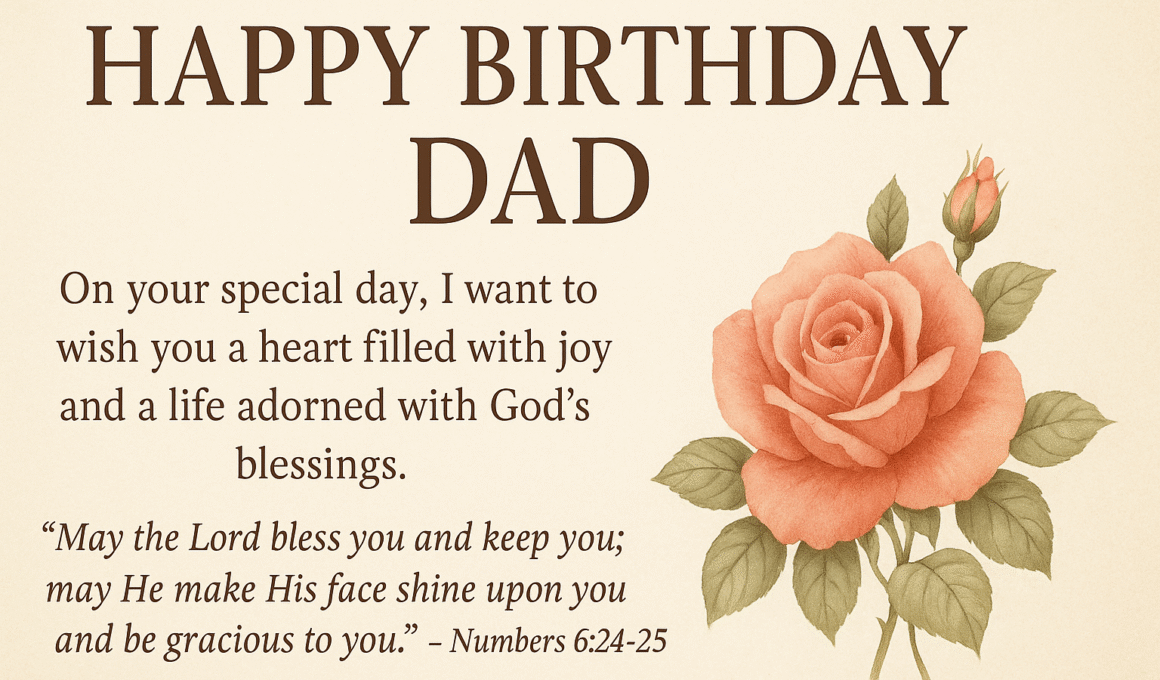 20+ Amazing Birthday Wishes and Prayer for My Father 2026
