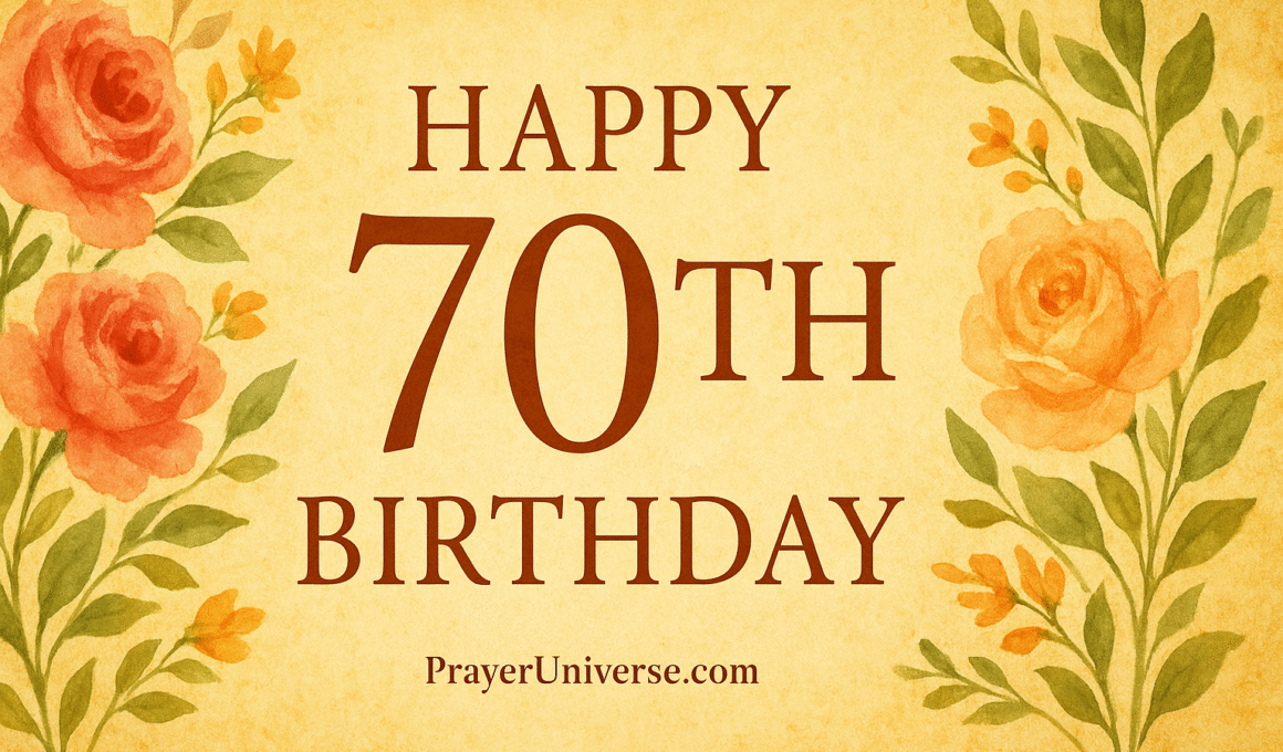 20+ Amazing Happy 70th Birthday Wishes 2026