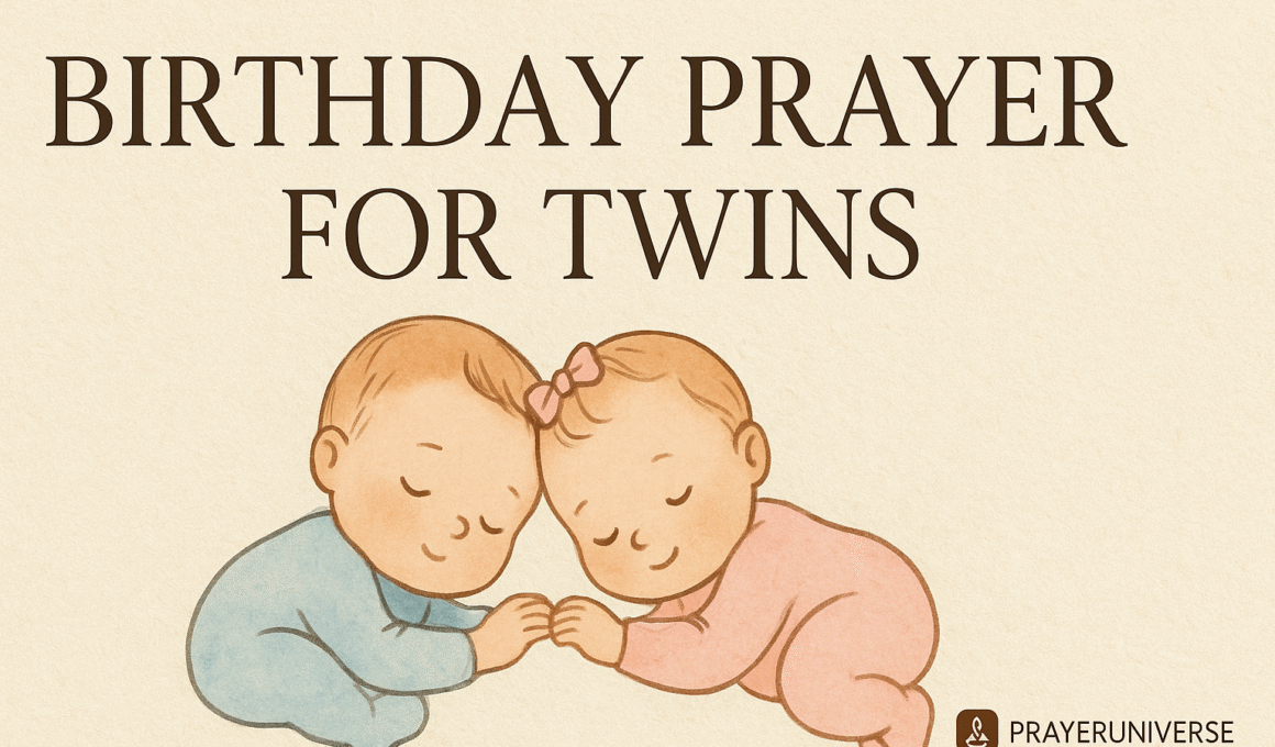 20+ Amazing Birthday Prayer for Twins 2026